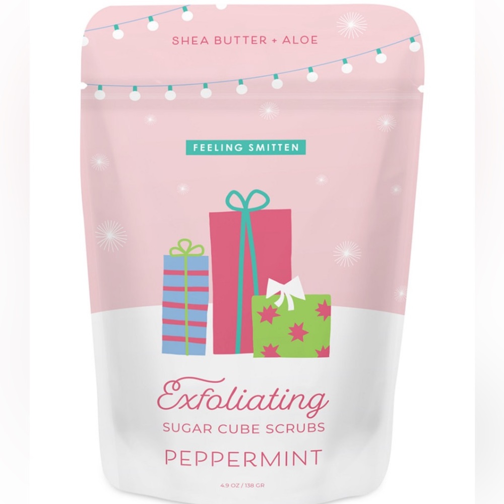 🔥5/$25🔥Feeling Smitten Exfoliating Sugar Cube Scrubs - Peppermint